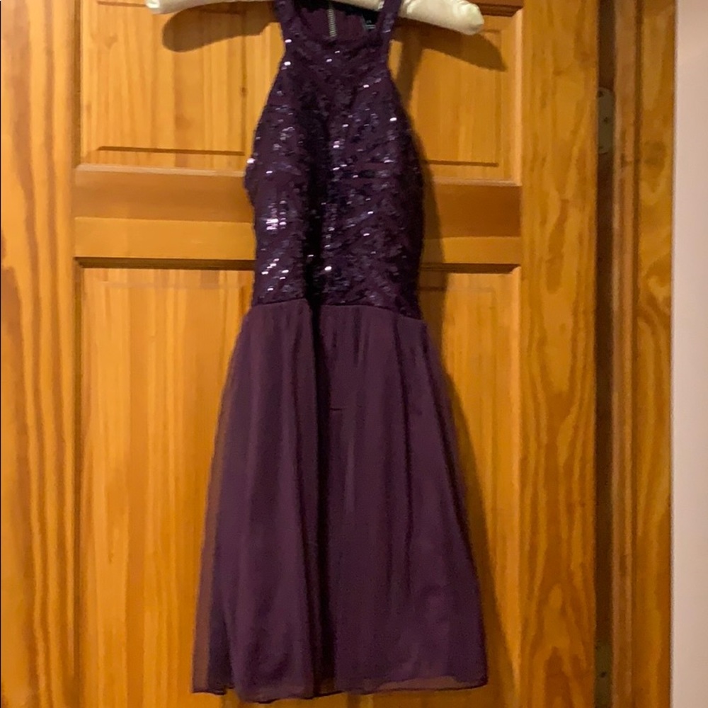 Purple party dress
